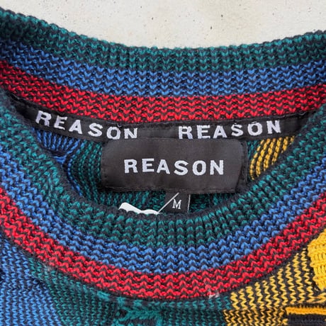 REASON カラフル3Dニット