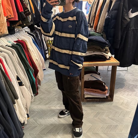 LACOSTE ボーダーニット