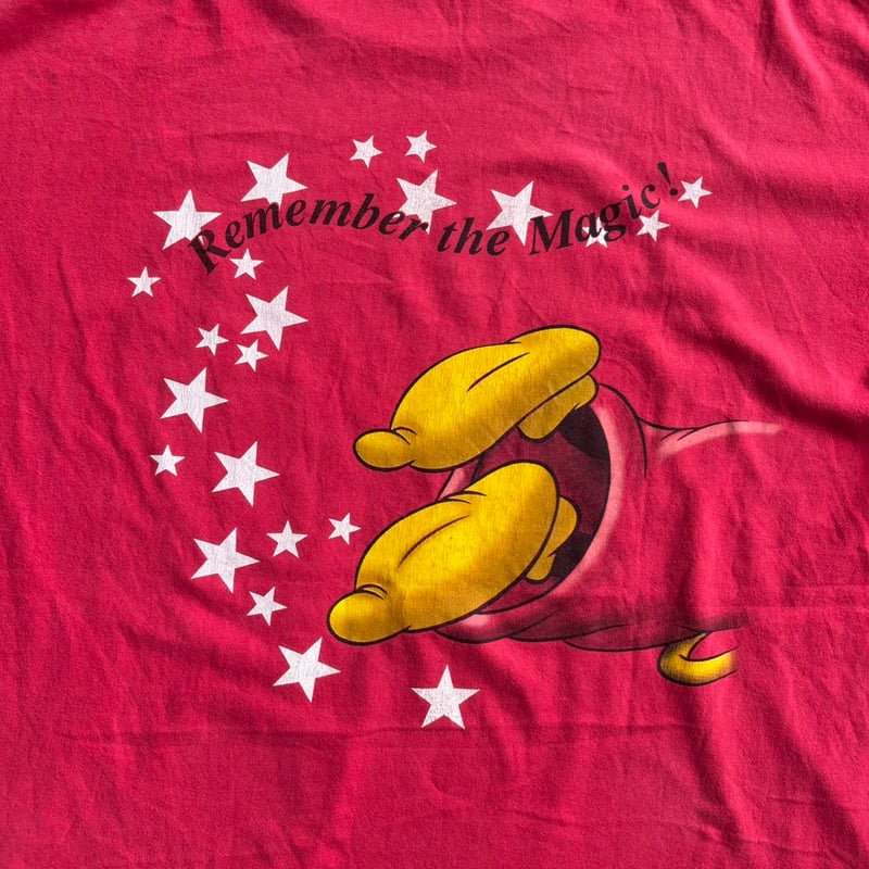 90s USA製 Disney ミッキー両面プリントTシャツ | CUSTOM FEVER