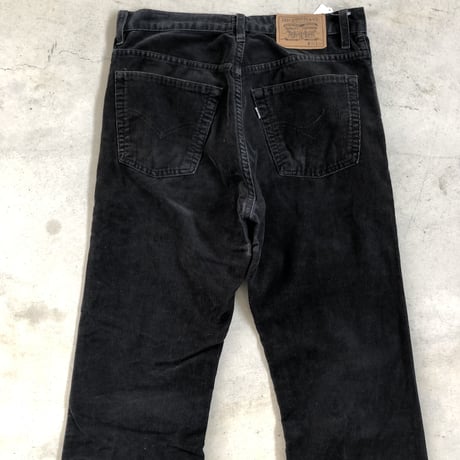 Levi'sチュニジア製コーデュロイパンツ ブラック