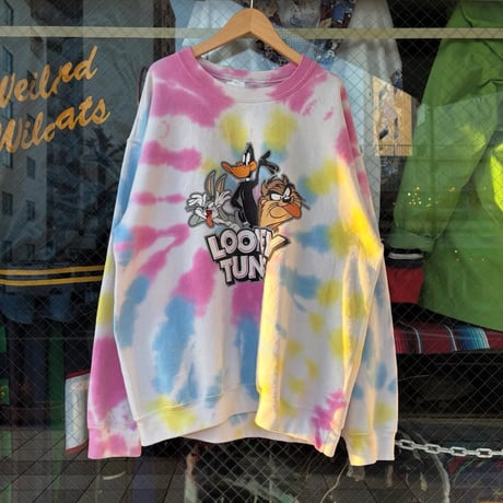 LOONY TUNES タイダイ柄プリントスウェット
