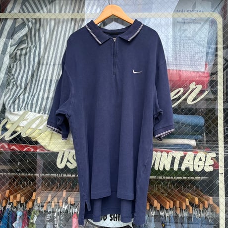 NIKE ハーフジップポロシャツ