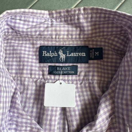 Ralph Lauren ギンガムチェックシャツ