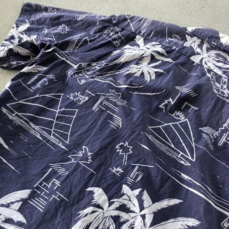 USA製 POLO by Ralph Lauren 総柄シャツ L