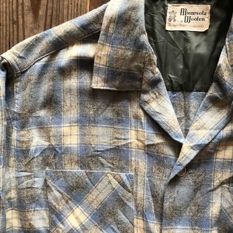 〜70's Minnesota Woolen ウールビンテージシャツ