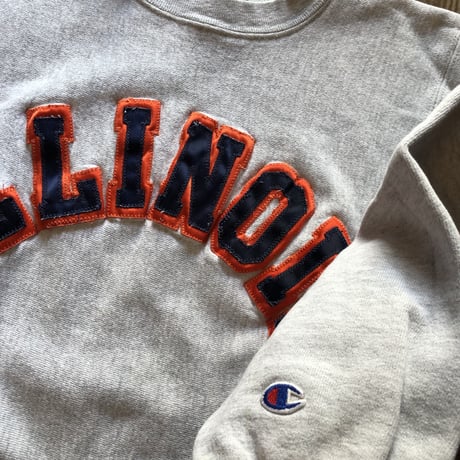 90sUSA製 ILLINOIS チャンピオンリバースウィーブ