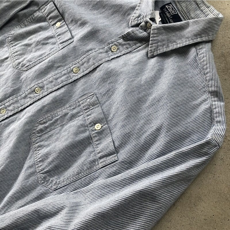 POLO by Ralph Lauren ヒッコリーワークシャツ | CUSTOM FEVER