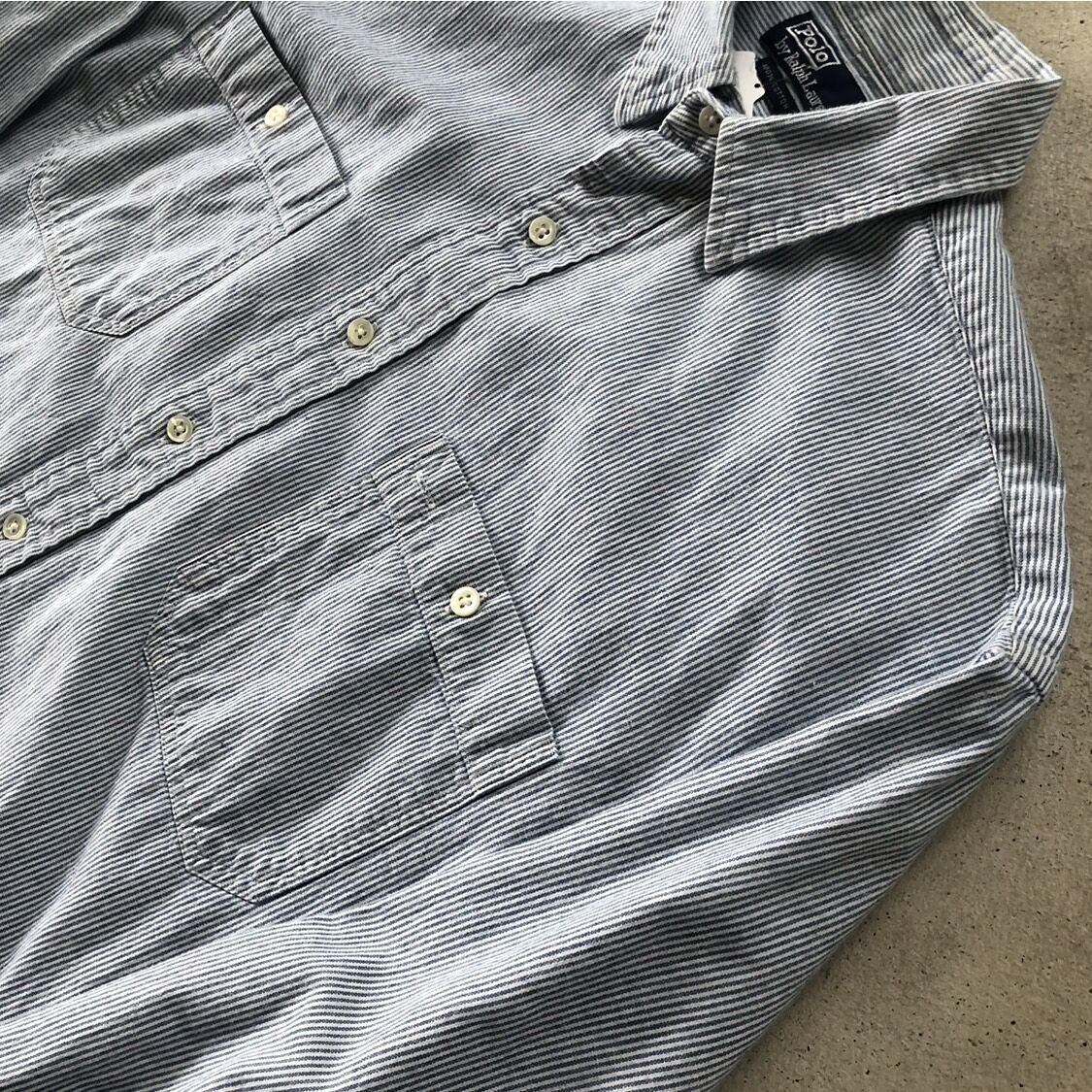 RRL ウエスタンシャツ ヒッコリー ストライプ 総柄 ラルフローレン RRL ウエスタンシャツ ヒッコリー ストライプ 総柄 ラルフ