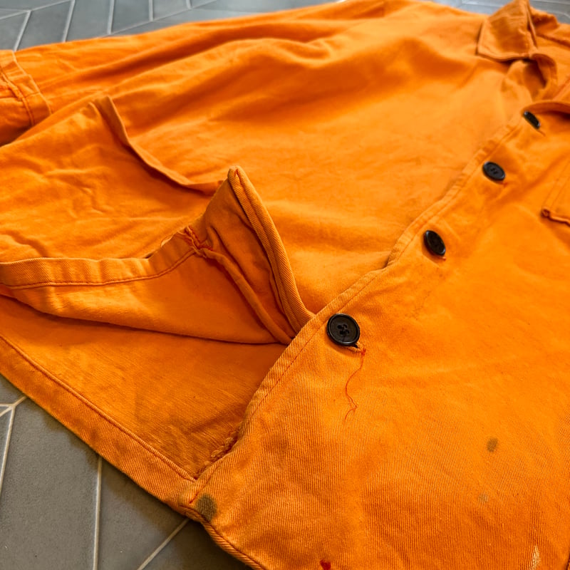 オレンジユーロカバーオール | CUSTOM FEVER