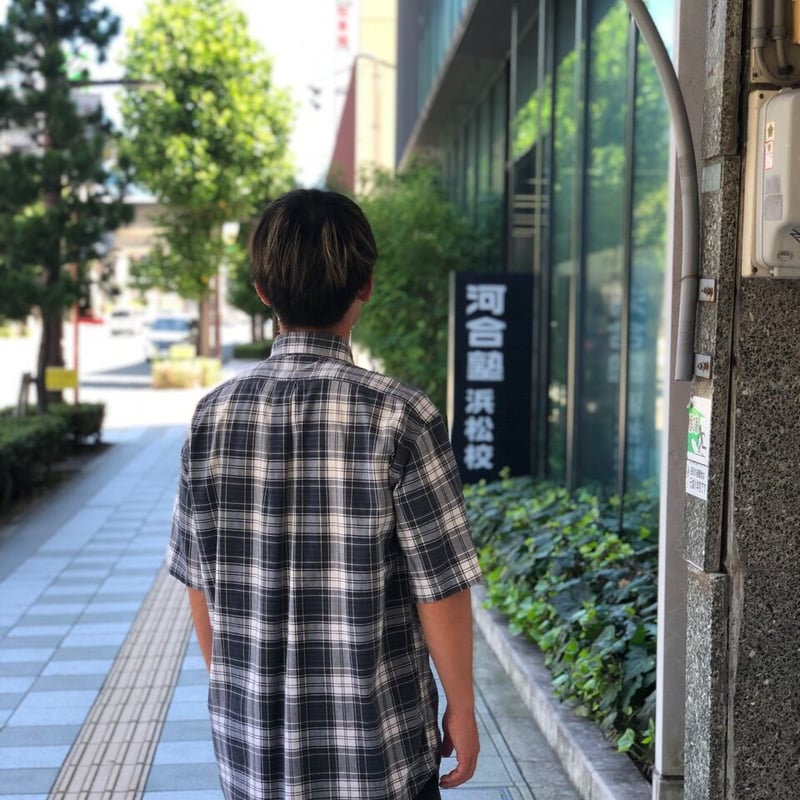 Ralph Lauren ブラックリネン グラフチェックシャツ　BLAKE Ralph Lauren ブラックリネン グラフチェックシャツ BLAKE