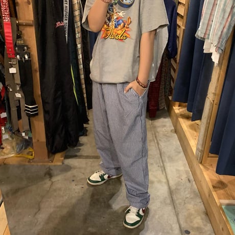 ギンガムチェック柄 シェフパンツ👖