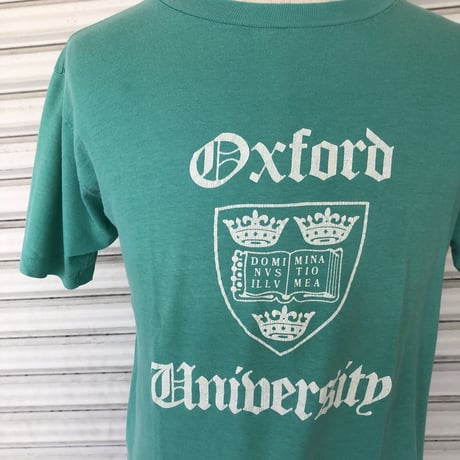 〜80's OXFORD UNIVERSITY カレッジTシャツ