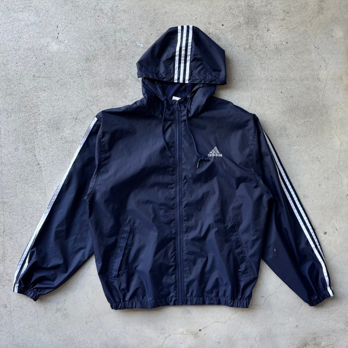 90s adidas フーディナイロンジャケット | CUSTOM FEVER