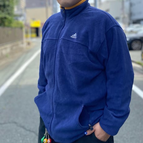 90s adidas フルジップフリース