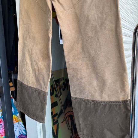 USA製 90's Carhartt Nylon Double Knee Hunting Pants 茶 W32×L30