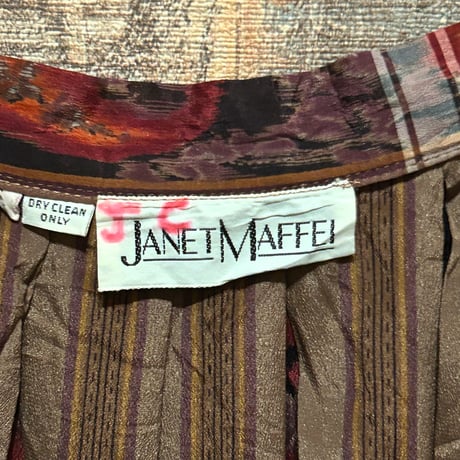 JANET MAFFI 総柄スカート