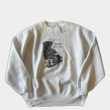 90's USA製RUSSELLプリントスウェット XL
