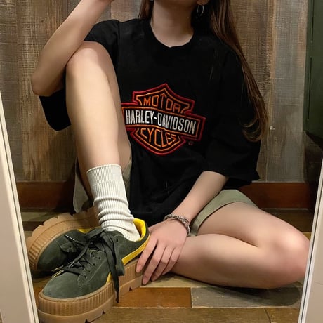 カナダ製ハーレダビッドソンビッグTシャツ