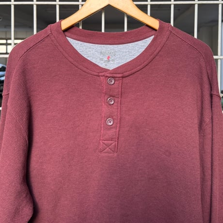 RED HEAD ヘンリーネックサーマルロンT