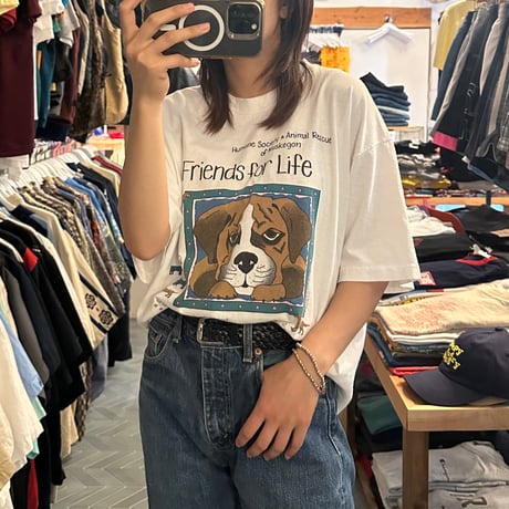 90s USA製 わんちゃんTシャツ