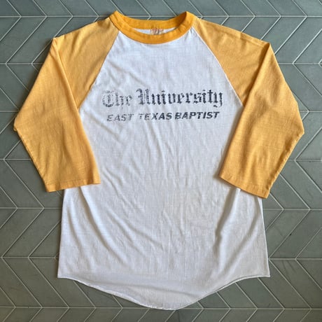 80s ラグラン七部袖Tシャツ
