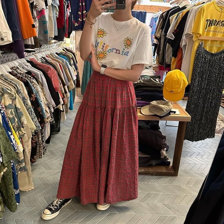 カリフォルニアにっこりお花Tシャツ