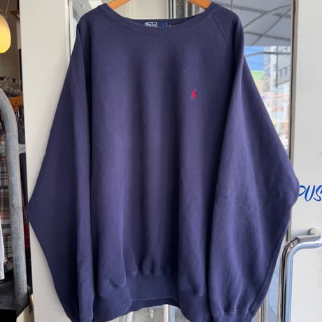 POLO ワンポイントスウェット XL