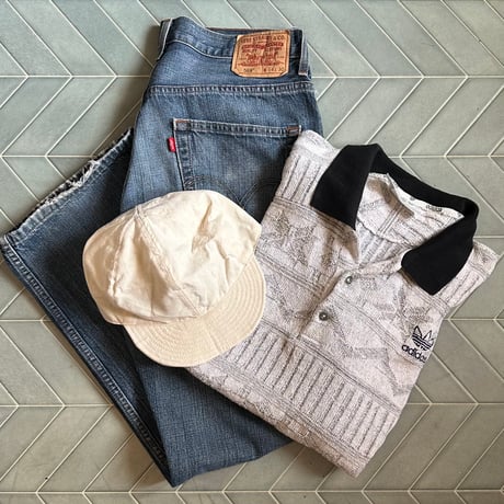 80〜90s adidas ポロシャツ