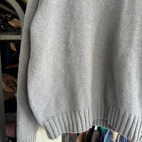 POLO コットンニットセーター  XL