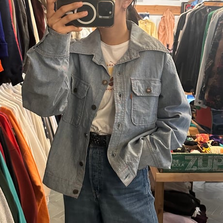 70s Levi's Panatela デニムシャツ