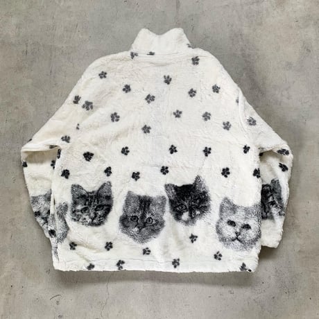ねこちゃんいっぱいボアジャケット