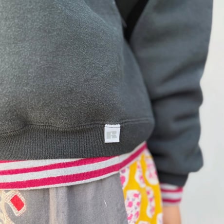 90s USA製 RUSELL 短丈無地スウェット