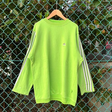 90s adidas 袖ラインスウェット