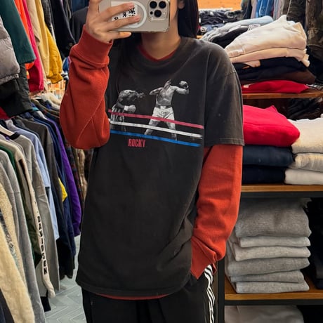 ROCKY プリントTシャツ