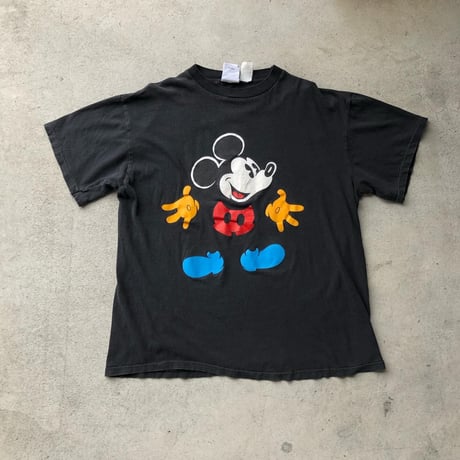 90年代ミッキープリントTシャツ