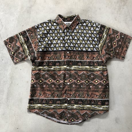 USA製 民族柄シャツ