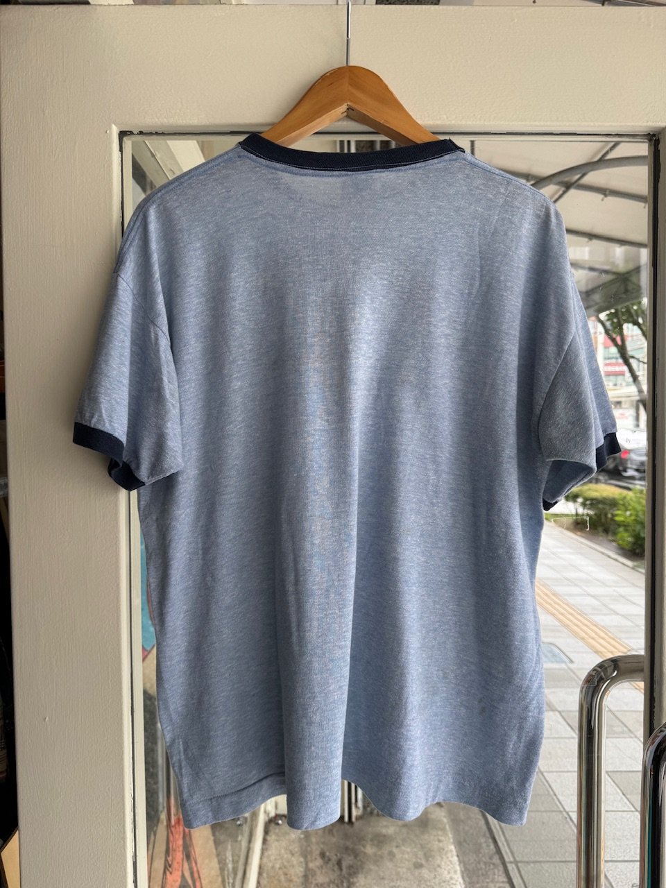 70年代バータグチャンピオン リンガーカレッジTシャツ XL