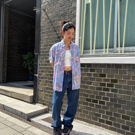 PACIFIC COAST HIGHWAY 花総柄シャツ