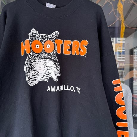 〜00's フルーツオブザルーム HOOTERS スウェット XL