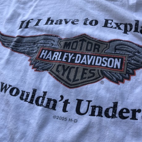 USA製 HARLEY DAVIDSON プリントT  XL