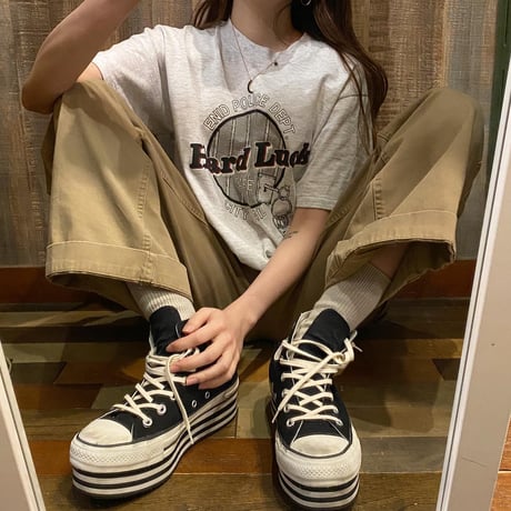 USA製Hard Luck パロディTシャツ