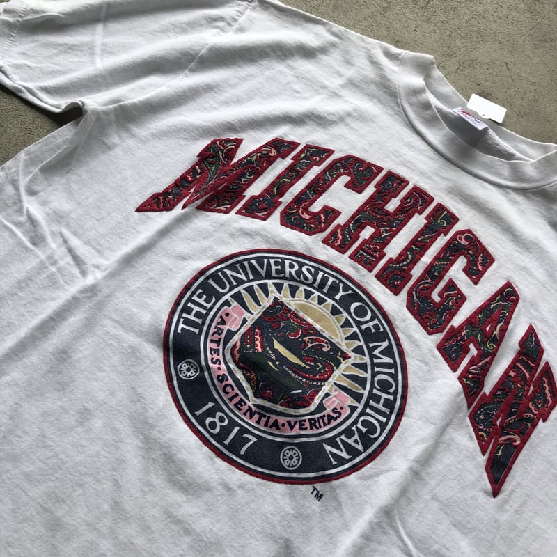 90's USA製 MICHIGAN カレッジTシャツ | CUSTOM FEVER