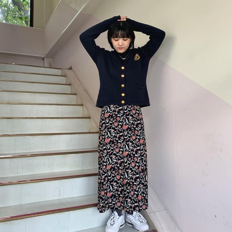 CHAPS ショールカラーコットンニットカーディガン