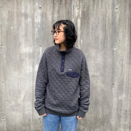 patagoniaキルティングスナップPO
