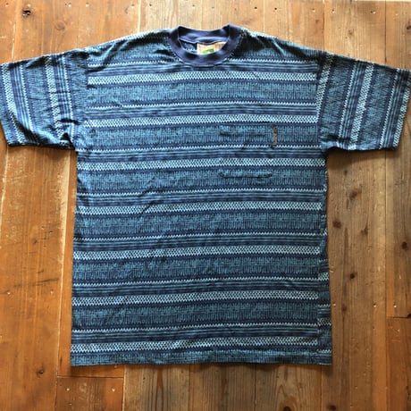 Ocean Pacificジャガードボーダー BIG Tシャツ 2XL