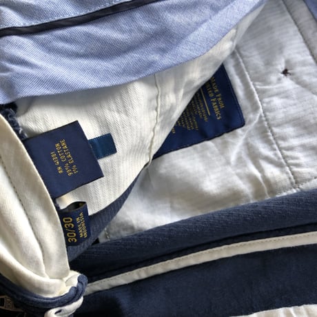 POLO RALPHLAUREN 太畝コーデュロイパンツW30×L30  ネイビー