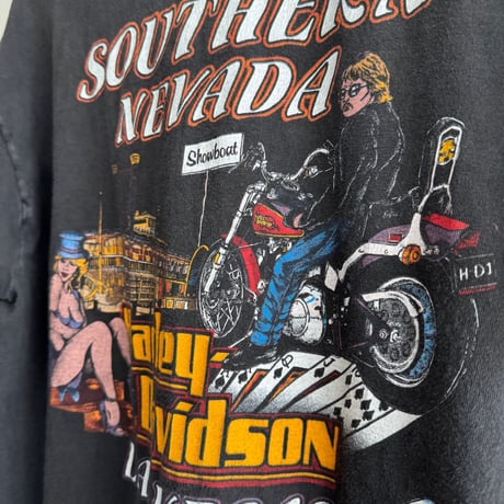 USA製 〜90's HARLEY DAVIDSON プリントT  XL
