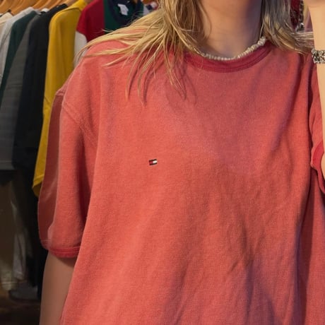 TOMMY HILFIGER リンガーTシャツ