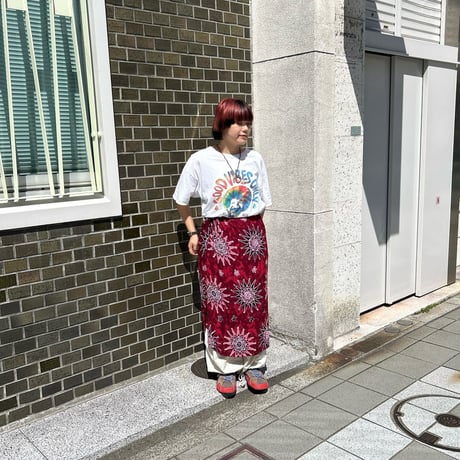 花柄巻きスカート