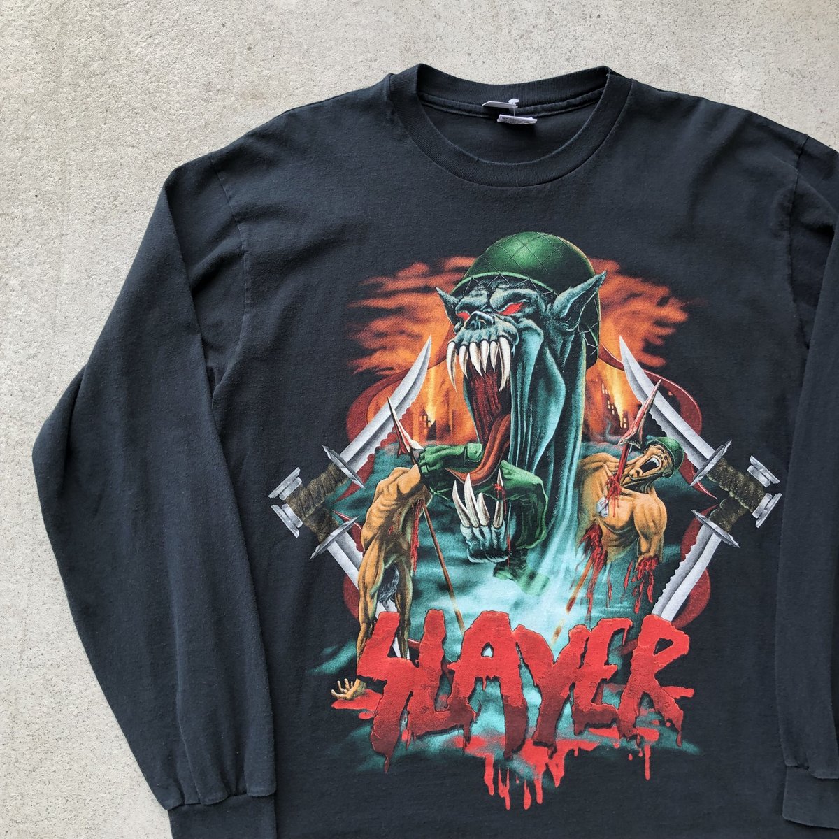 90'S 当時物 SLAYER Tシャツ ヴィンテージ  XL USA製TOOLL7